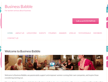 Tablet Screenshot of businessbabble.net